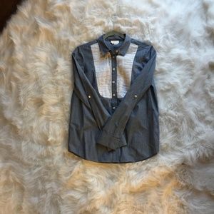 Kate Spade Ruffle Button Up